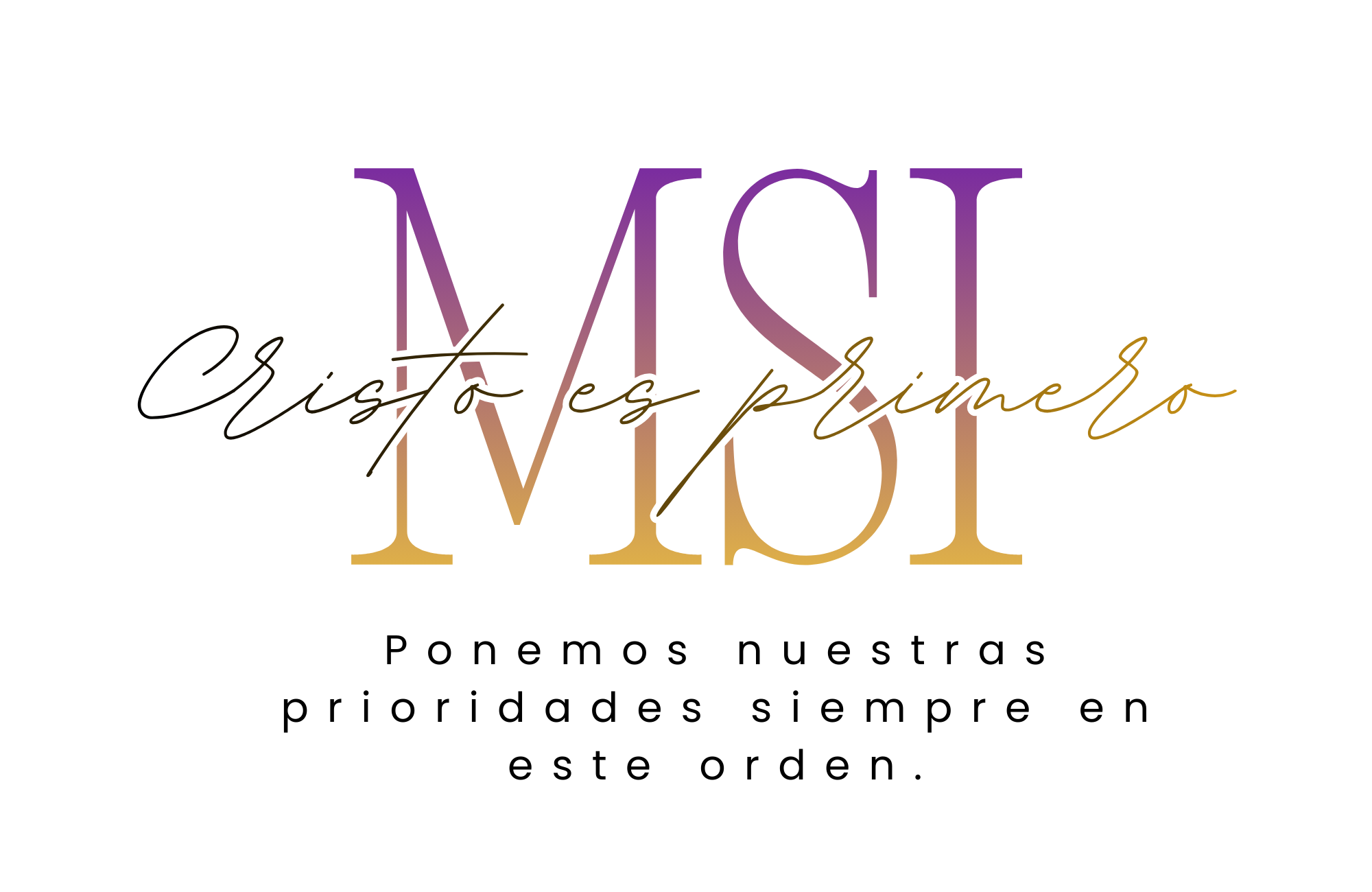 Cristo es primero - 1